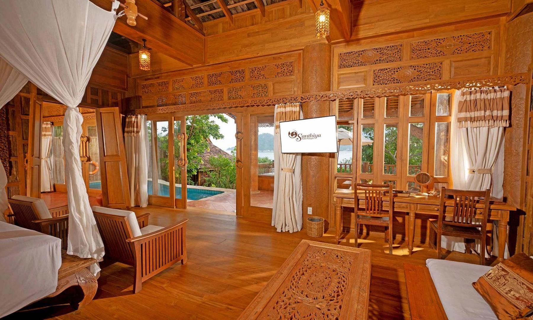 Santhiya Koh Phangan Resort&Spa - SHA Extra Plus Bagian luar foto Interior of a villa