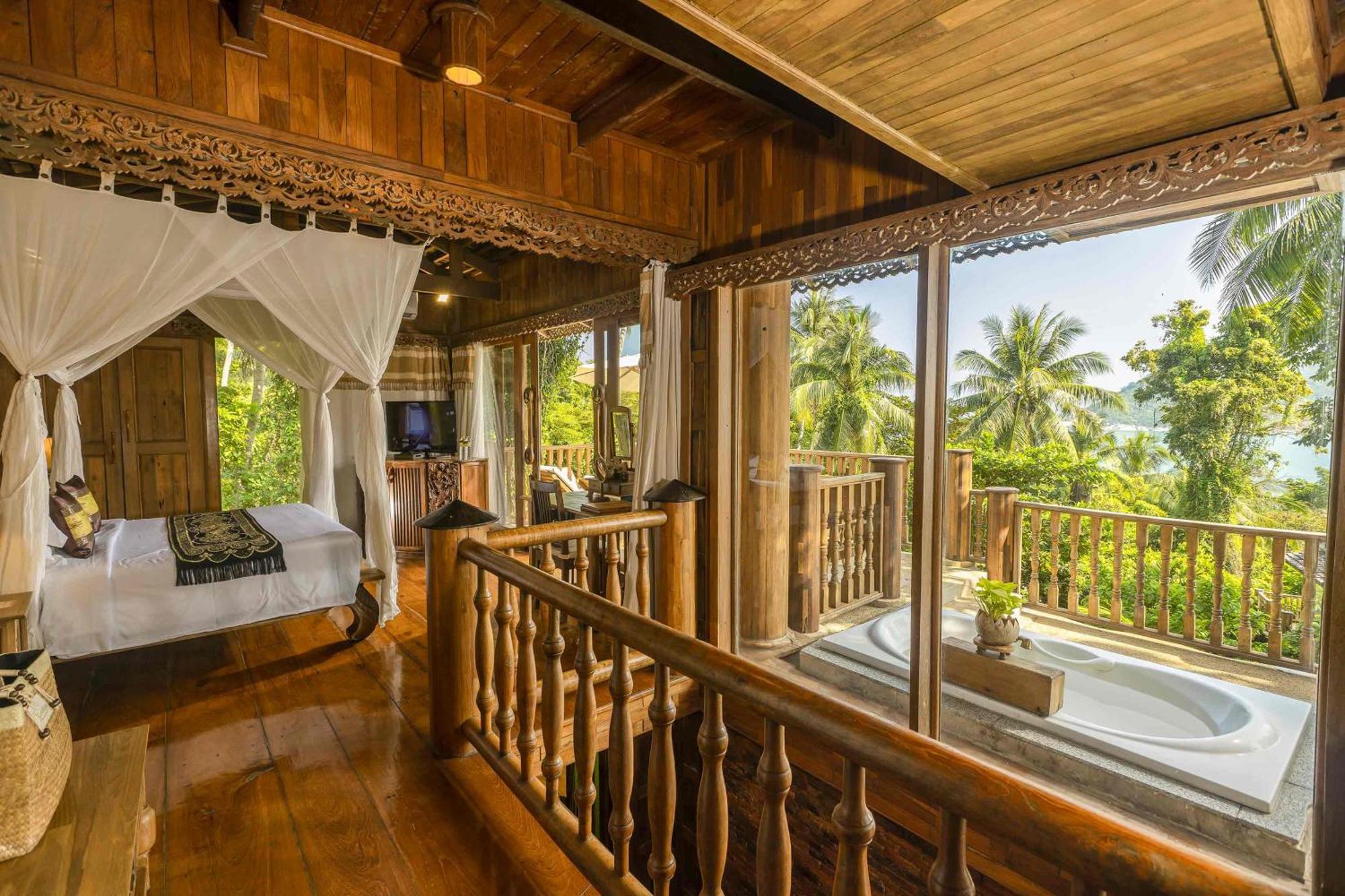 Santhiya Koh Phangan Resort&Spa - SHA Extra Plus Bagian luar foto Interior of a villa at the resort
